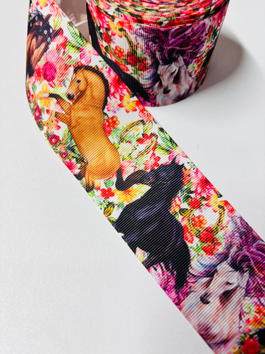 2 inch Ribbon HORSES