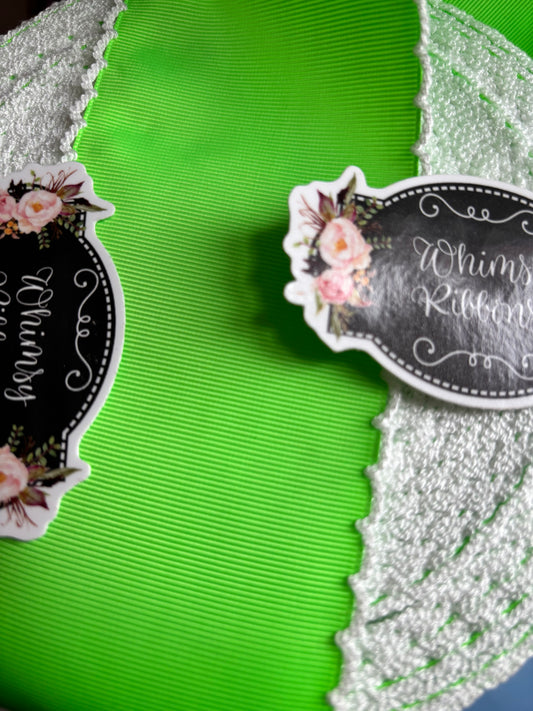 1.5 ACID GREEN WITH WHITE STITCHING