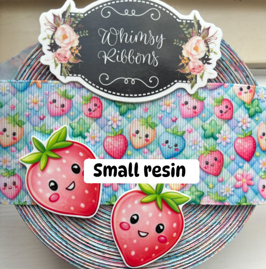 STRAWBERRY SMALL RESIN