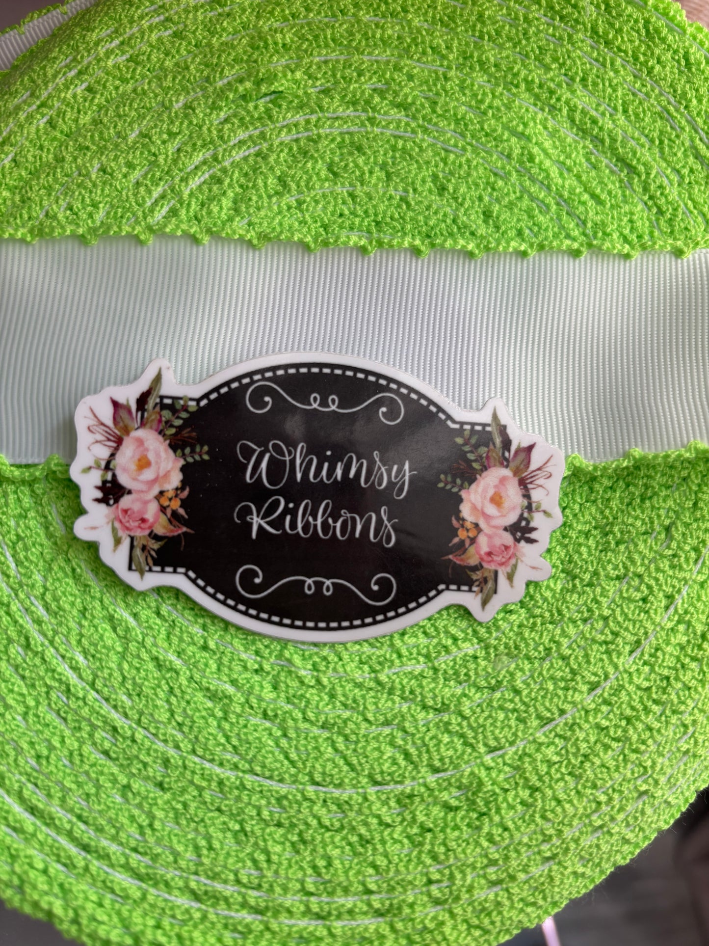 1.5. WHITE W ACID GREEN STITCHING