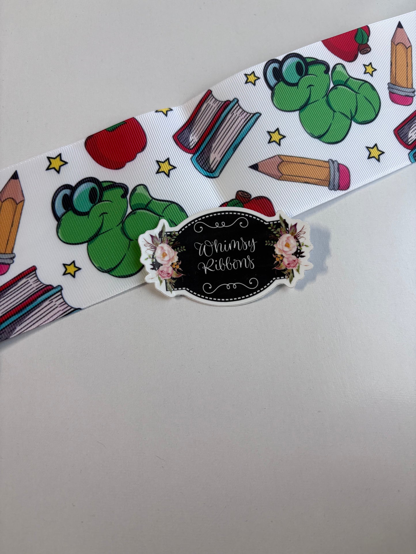 3  INCH SCHOOL BOOKS W CUTE WORM