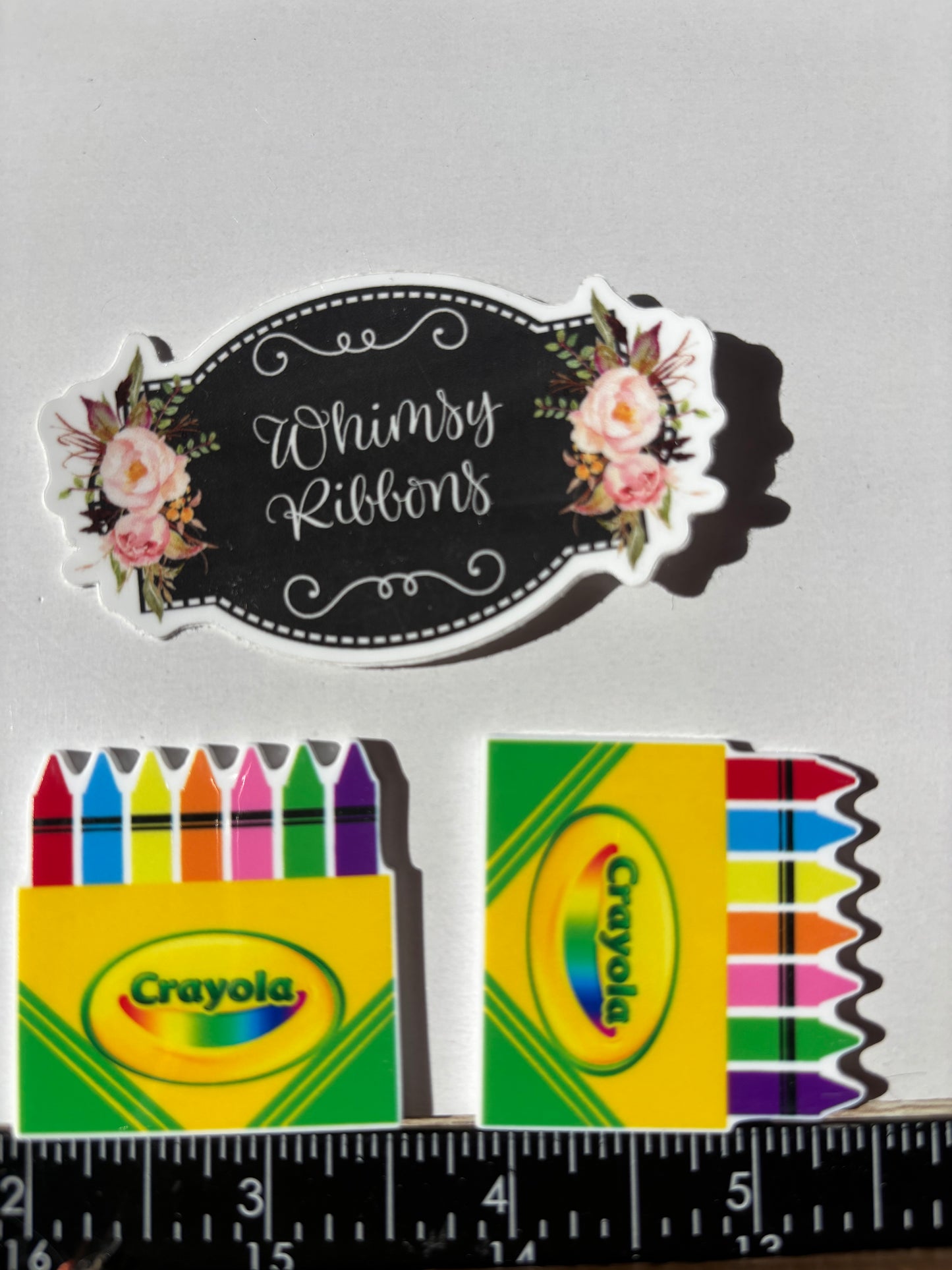 SMALL RESIN crayons box
