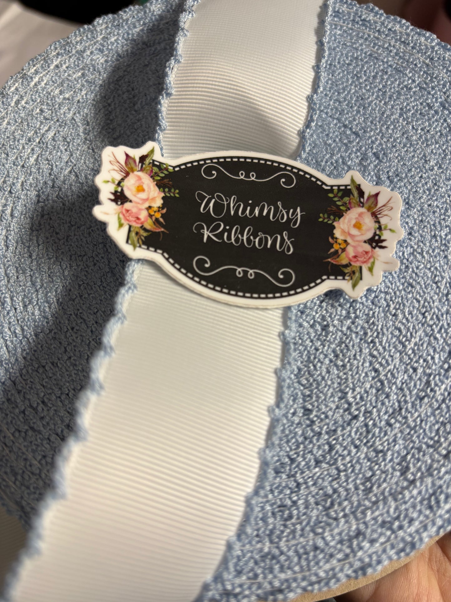 1.5. WHITE W BLUEBIRD STITCHING moonstitch