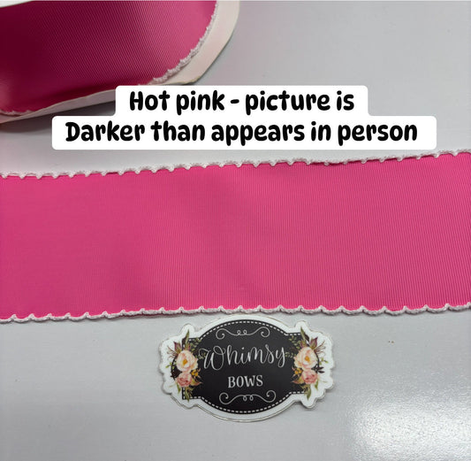 2 INCH  HOT PINK MOONSTITCH