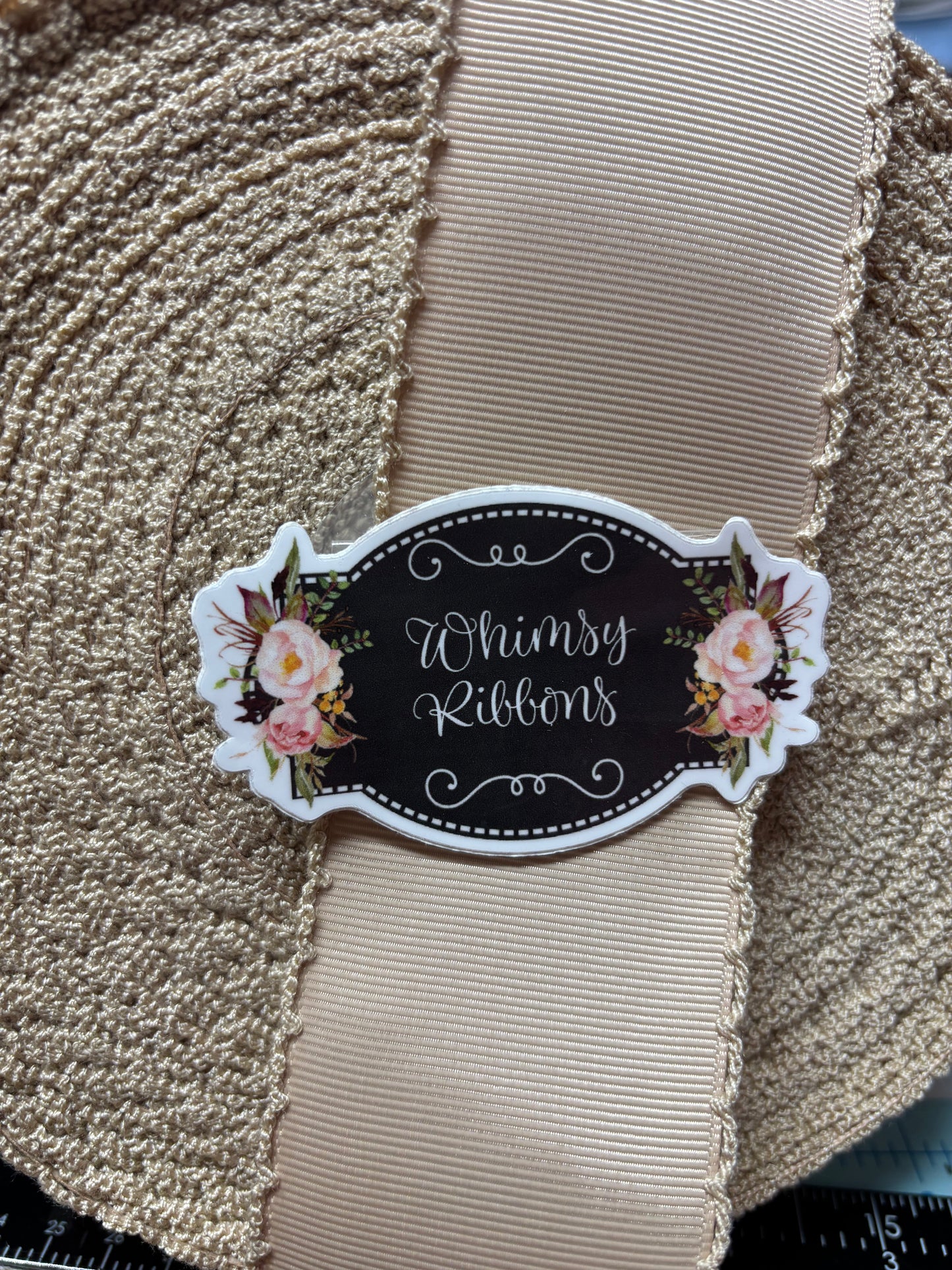 2 INCH TAN ON TAN  COLOR  MOONSTITCH