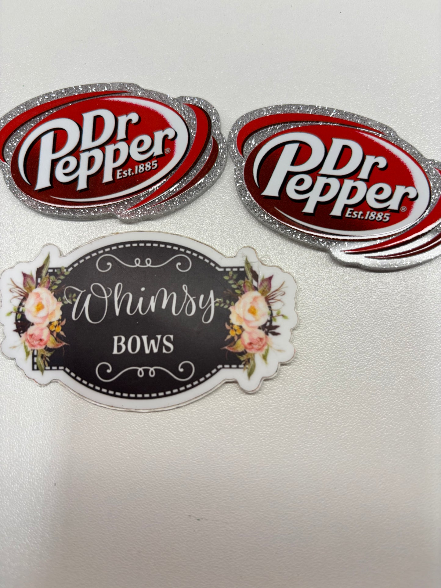 DR PEPPER GLITTER   Large Resin