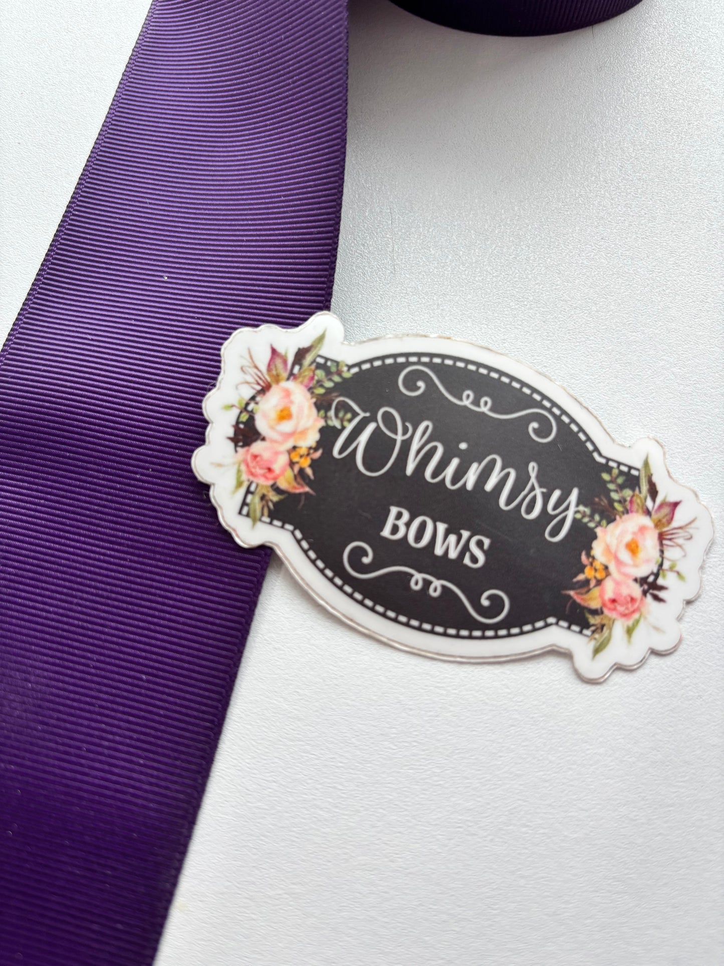 2 INCH PLUM SOLID  3 YARD ROLL $1.25