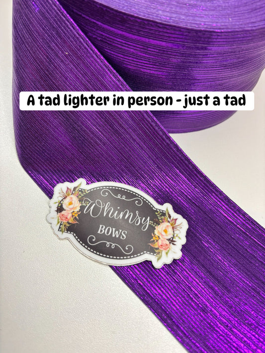 3 INCH SOFT METALLIC  PURPLE