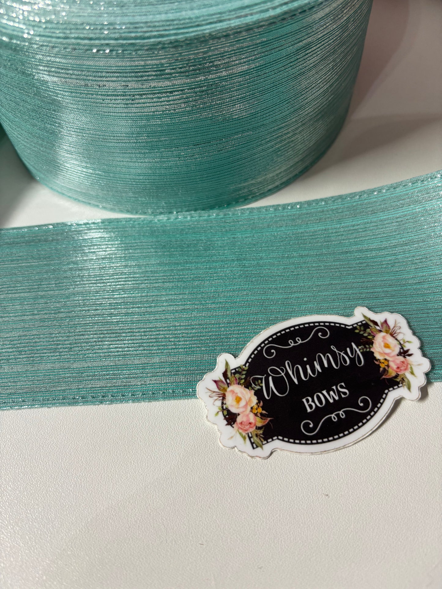 3 INCH SOFT METALLIC AQUA lighter color