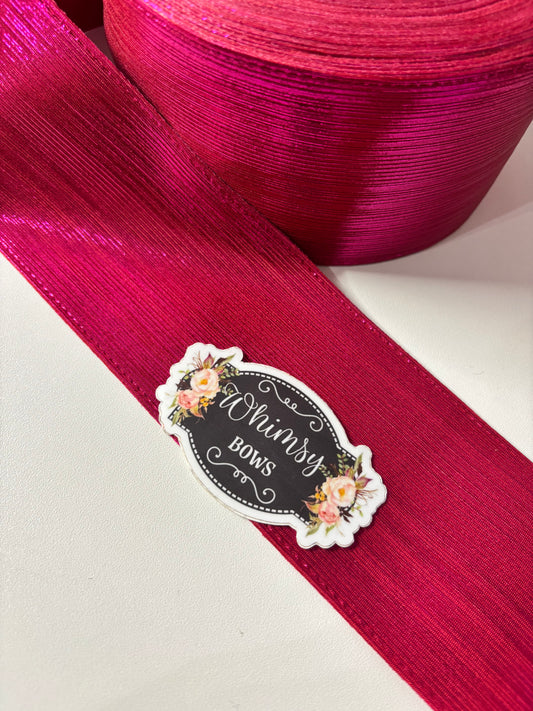 3 INCH SOFT METALLIC SHOCKING PINK