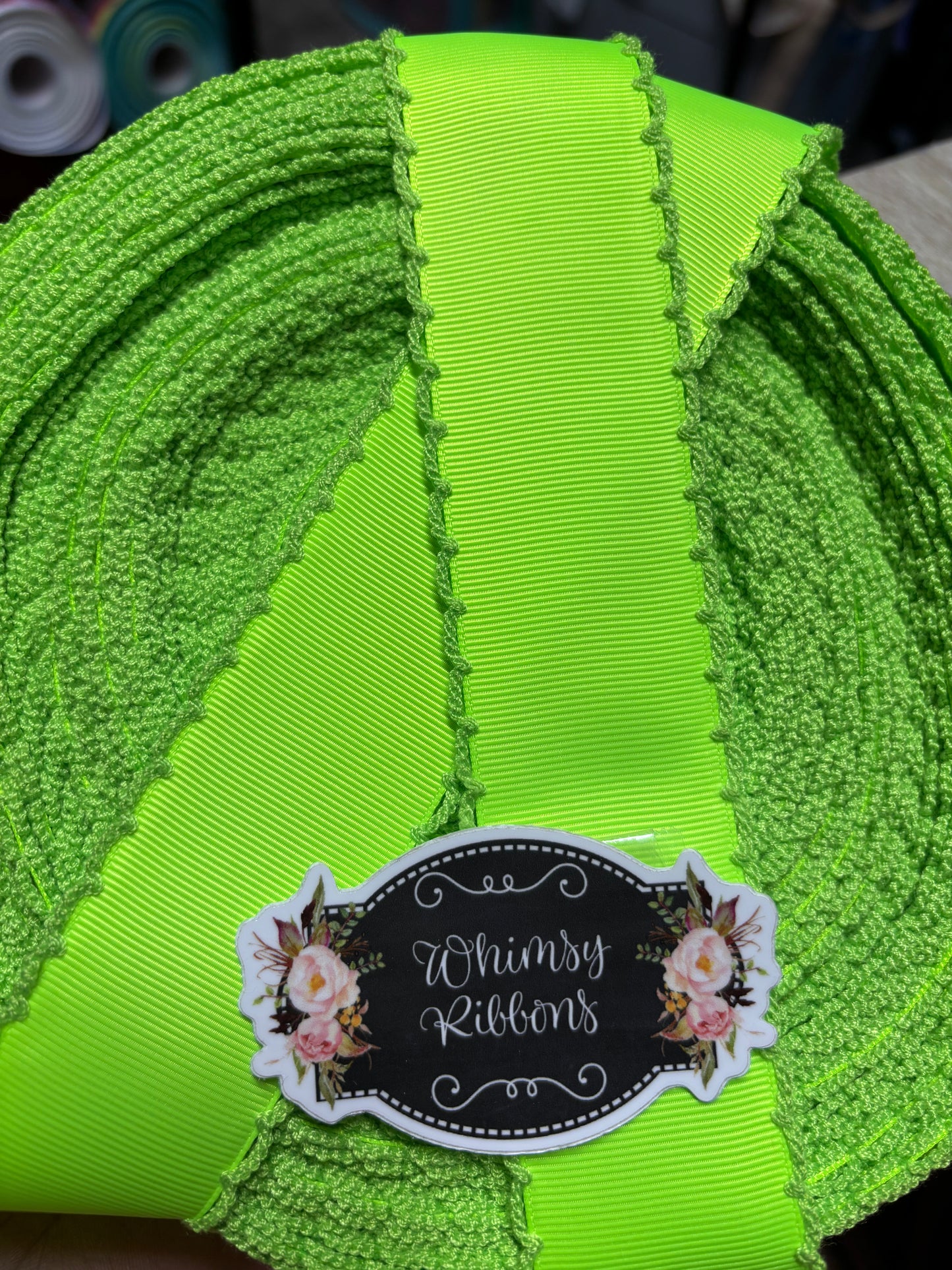 3 INCH KEY LIME ON KEY LIME  MOONSTITCH