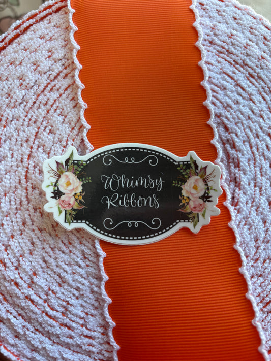 2.25 Torrid Orange with white stitching
