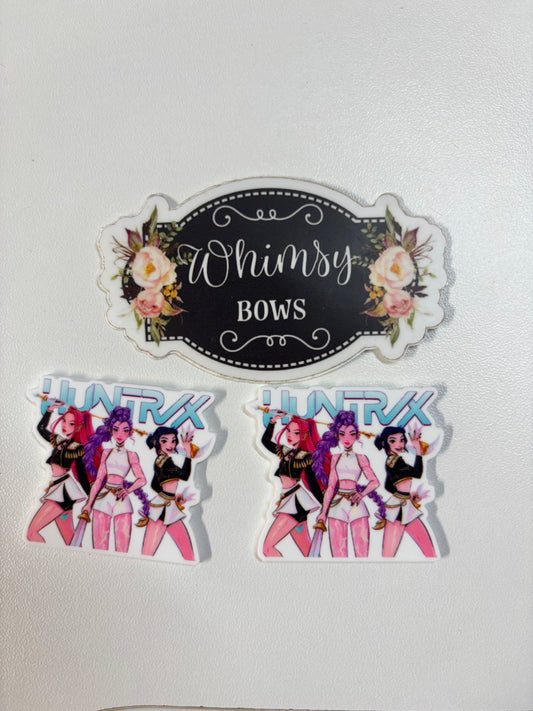 HUNTRX logo demon hunters K-pop Small Resin