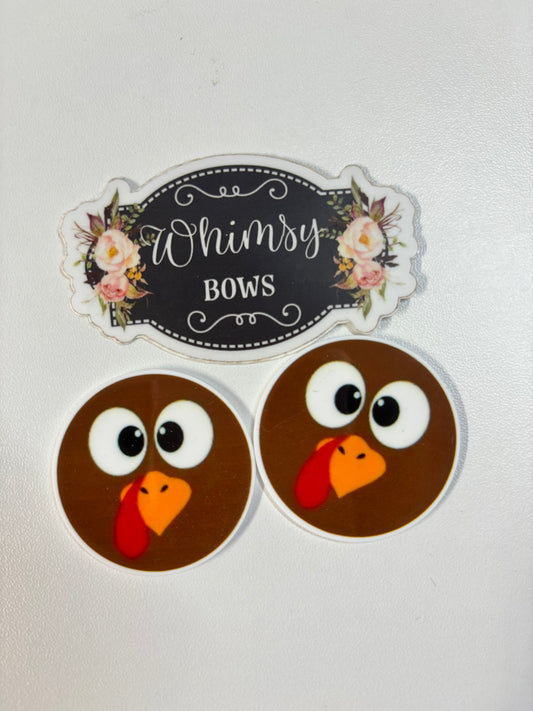 Turkey face Small Resin