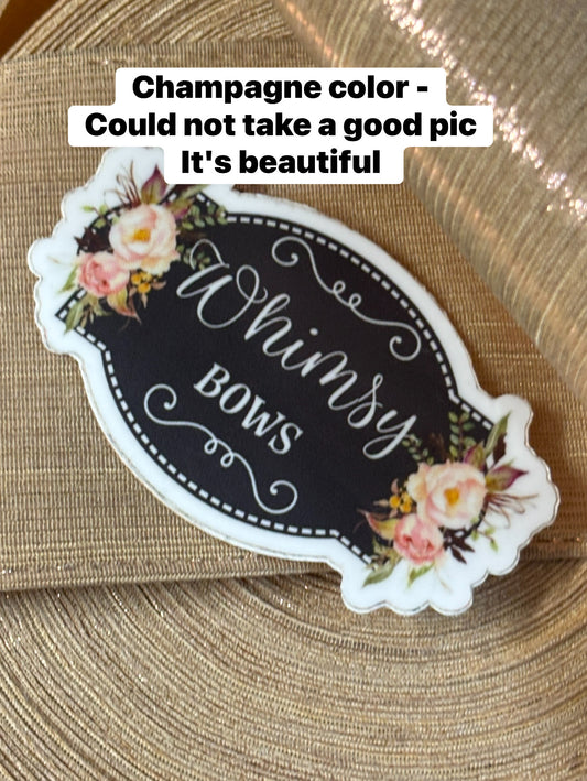 3 INCH CHAMPAGNE SOFT METALLIC