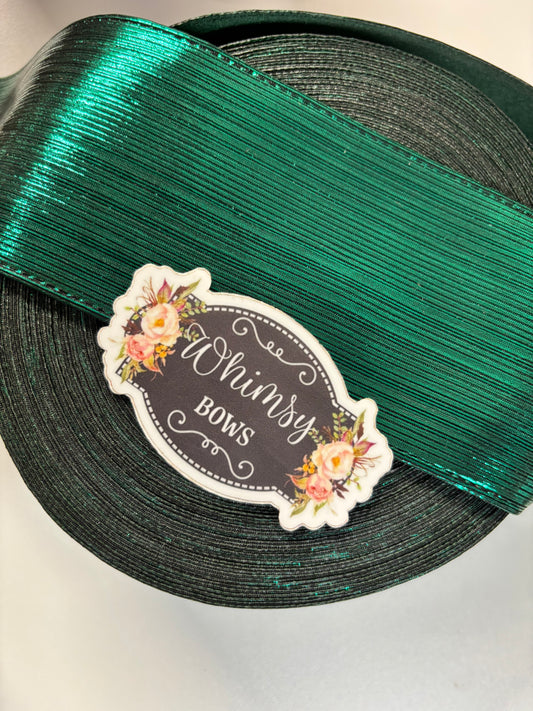 3 INCH HUNTER GREEN  SOFT METALLIC