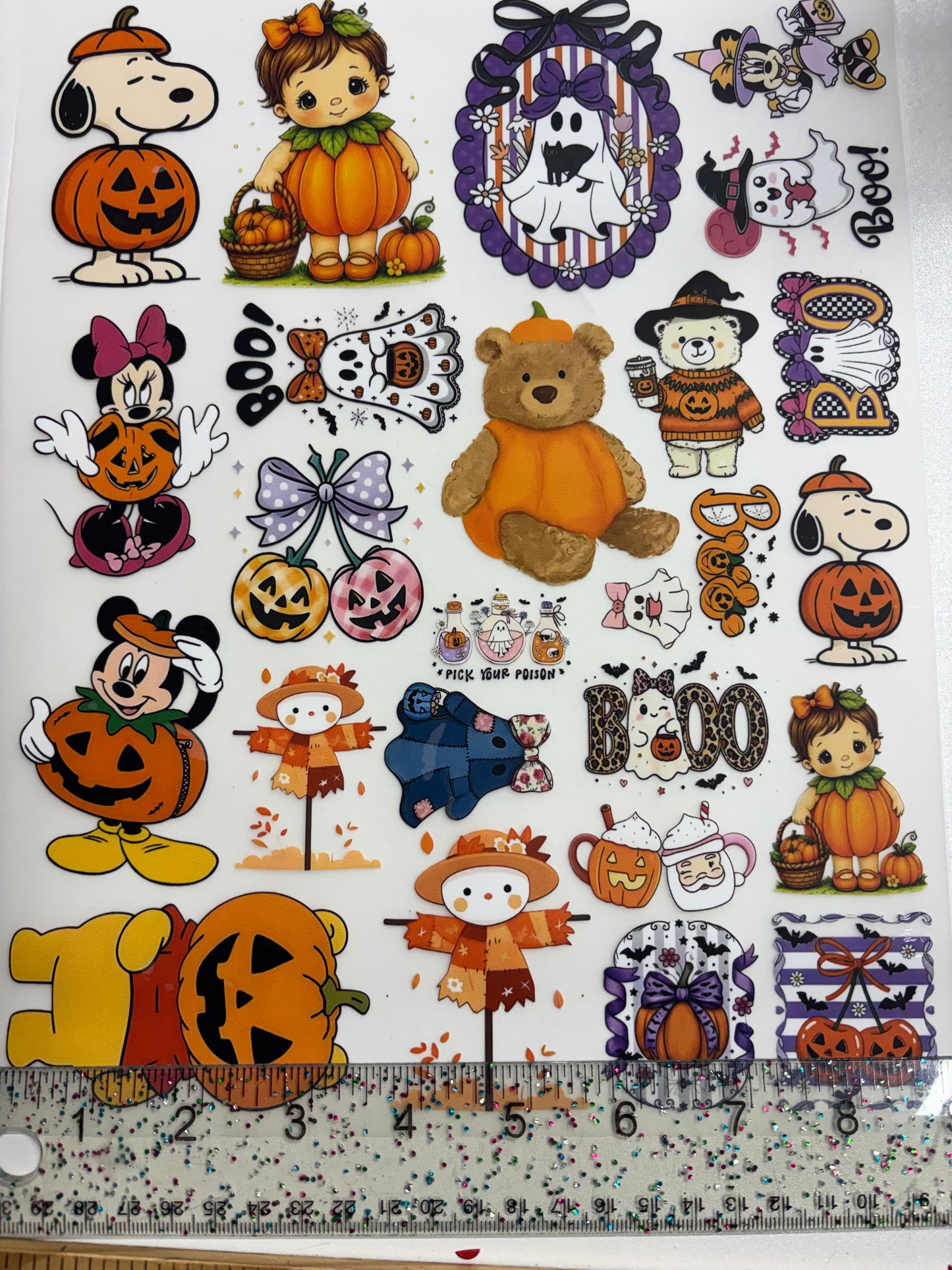 DTF HALLOWEEN FULL SHEET  9x11
