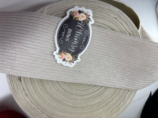3 INCH CORDUROY TAN RIBBON