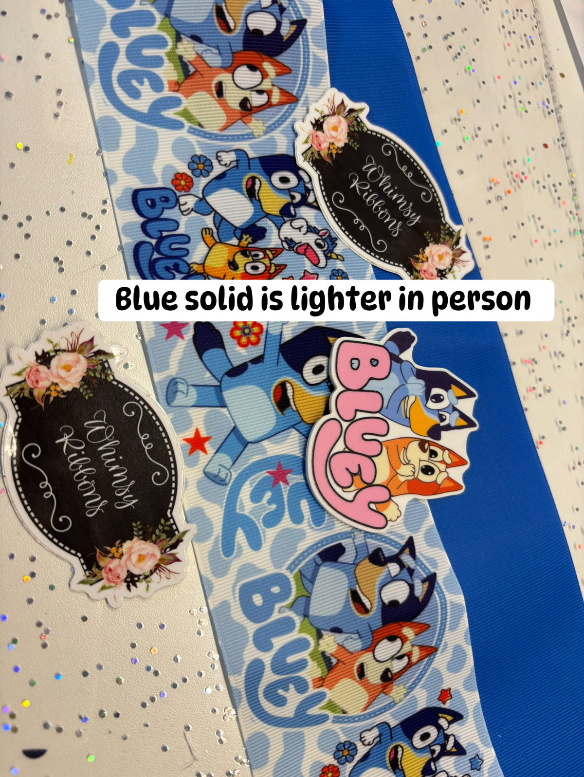 3 INCH BOW KIT - PRINT / RESIN CENTER AND SOLID  BOW KIT - CHOOSE DESIGN