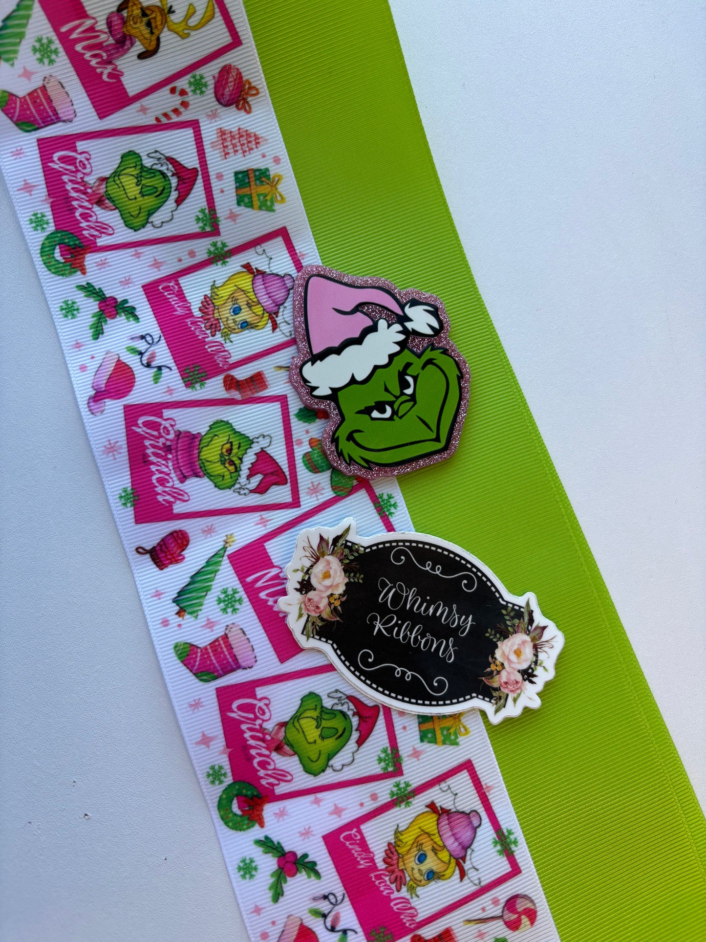 3 INCH BOW KIT - PRINT / RESIN CENTER AND SOLID  BOW KIT - CHOOSE DESIGN