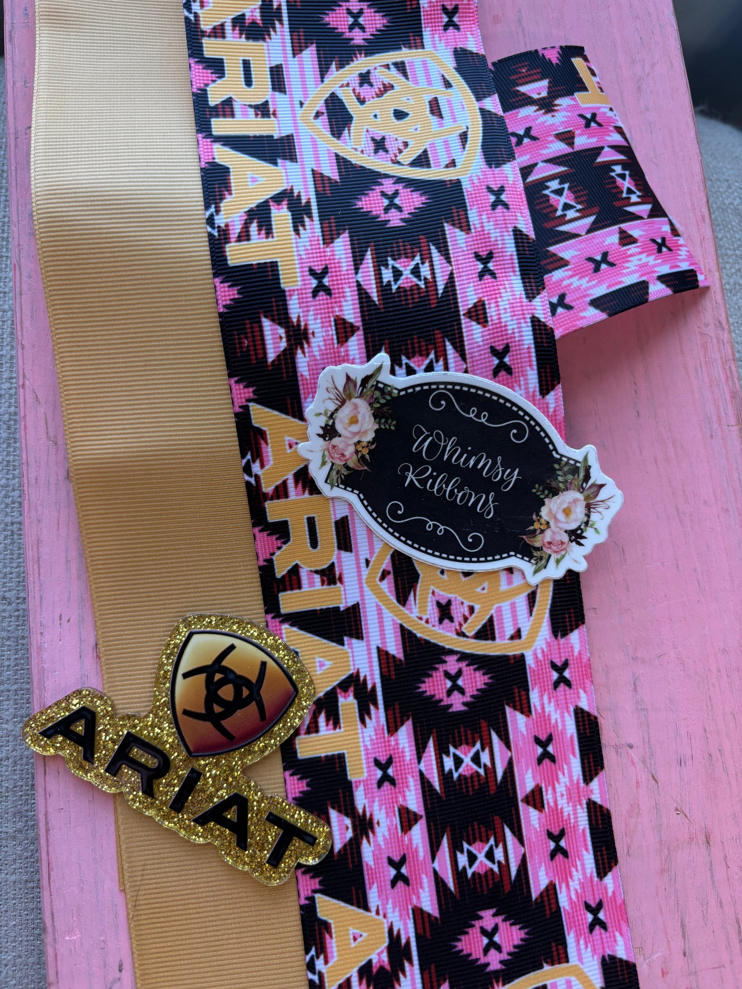 3 INCH BOW KIT - PRINT / RESIN CENTER AND SOLID  BOW KIT - CHOOSE DESIGN
