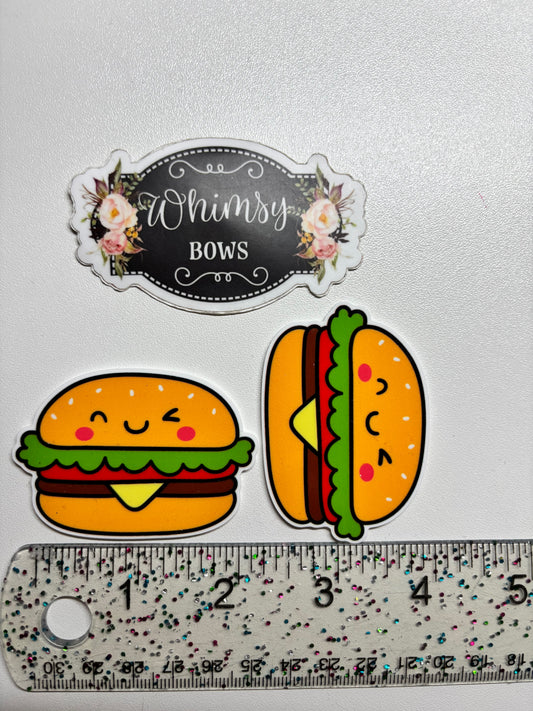 BURGER FOOD LARGE   RESIN