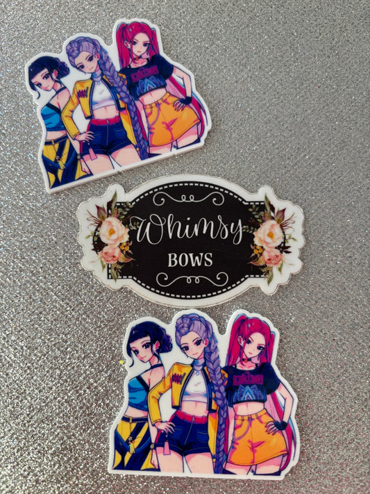 HUNTRX K-POP DEMON HUNTERS GROUP LARGE RESIN