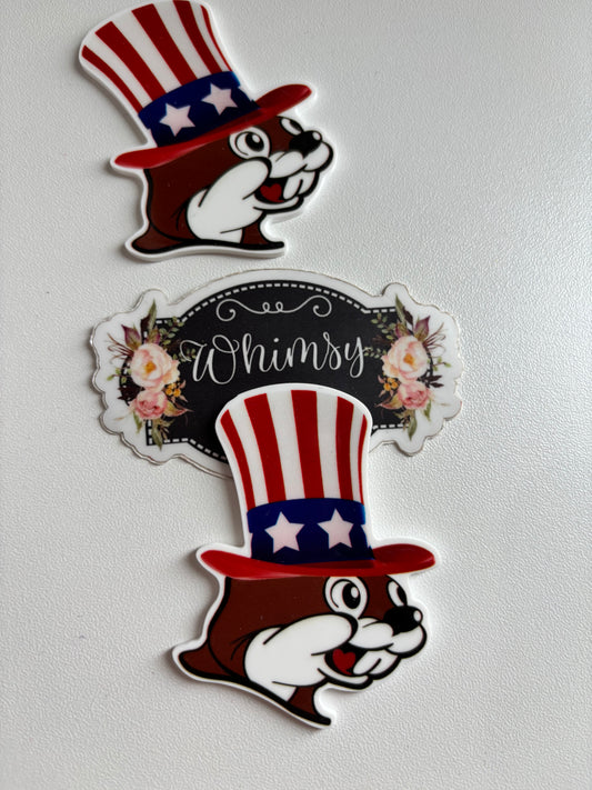 BUC-EE's FOURTH OF JULY  LARGE RESIN -