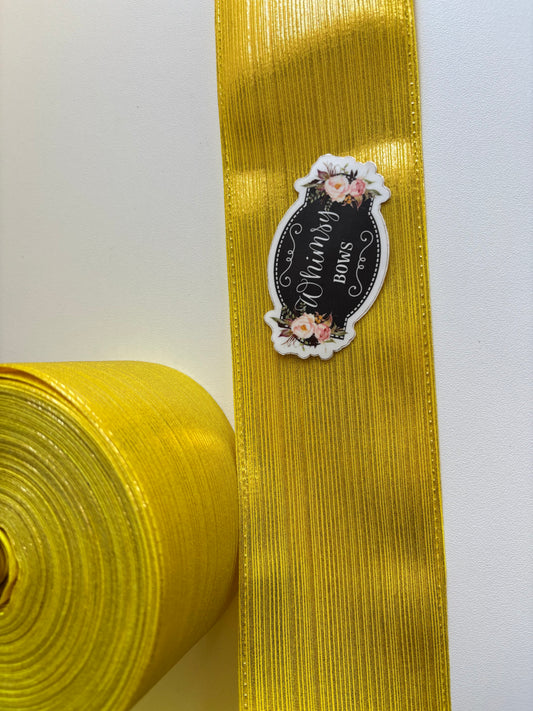 3 INCH YELLOW SOFT METALLIC