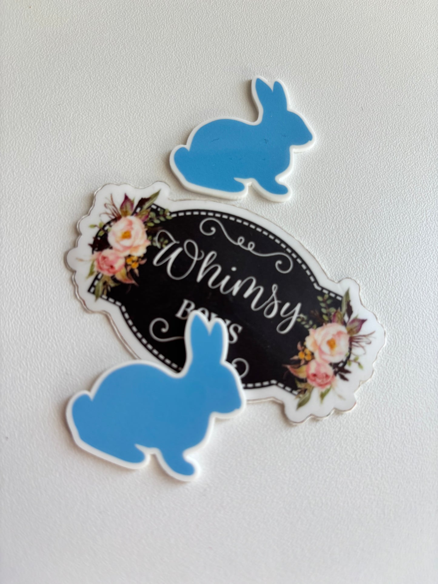 BLUE BUNNY   Easter   small  Resin