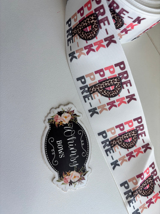 PRE-K   2 inch Ribbon