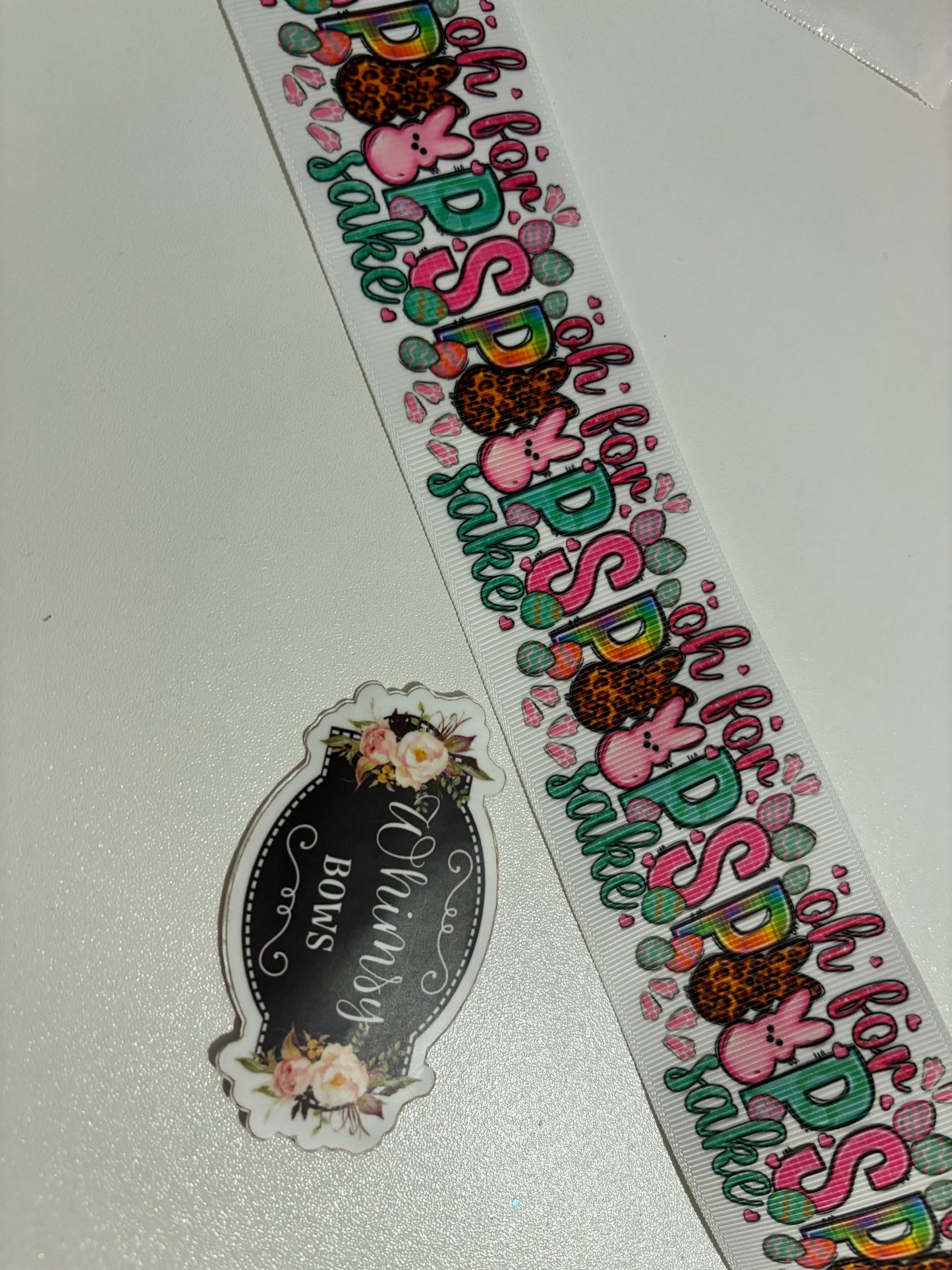 OH FOR PEEPS SAKE EASTER 2 inch Ribbon