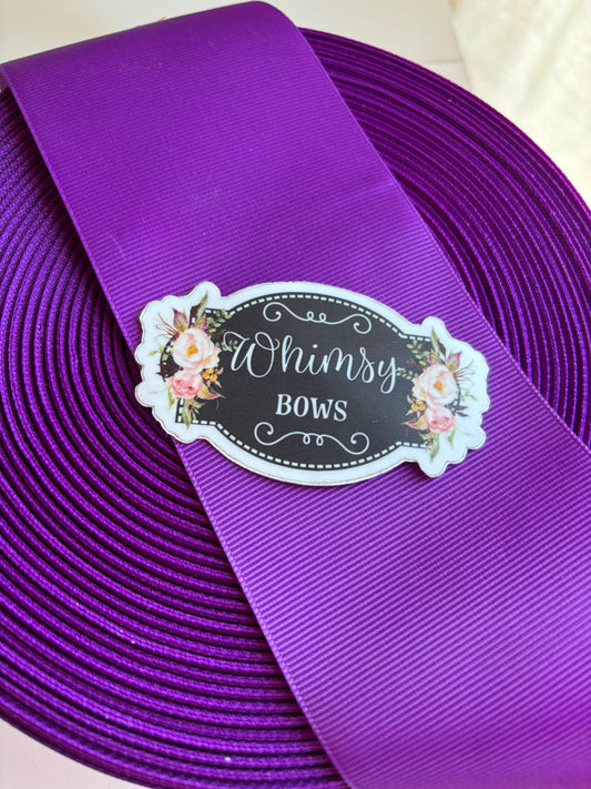 ULTRA VIOLET COLOR 3 inch grosgrain ribbon - 5 yard roll