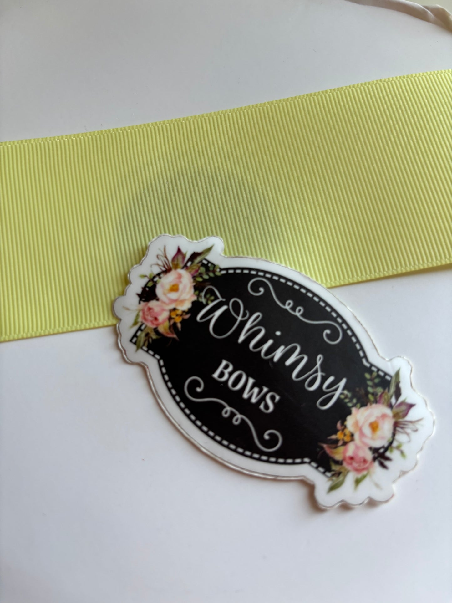 BABY MAIZE (light yellow )  COLOR 3 inch grosgrain ribbon - 5 yard roll