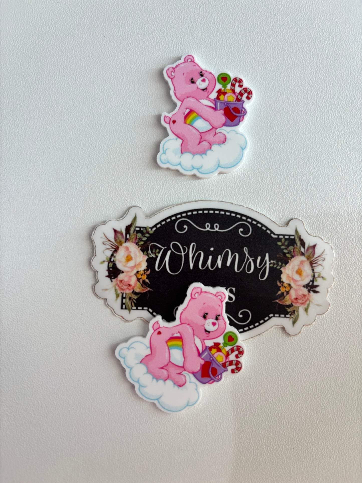 PINK CAREBEAR SMALL RESIN