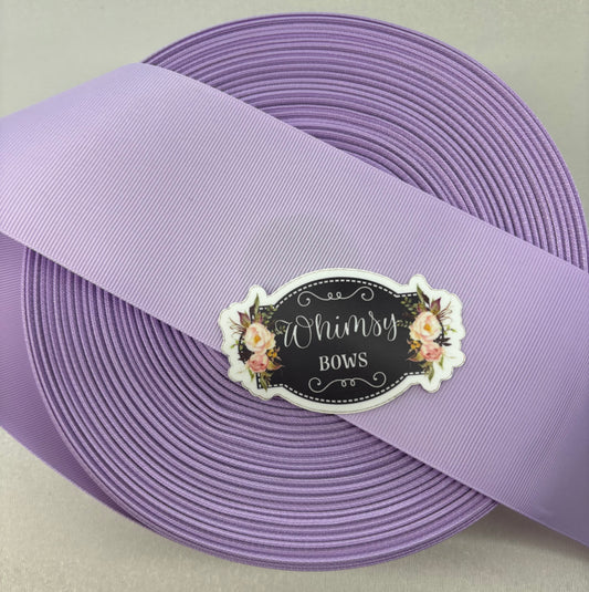 LIGHT ORCHID 3 INCH solid grosgrain ribbon - 5 yard roll