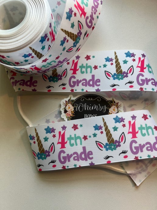 2 INCH 4TH GRADE UNICORN