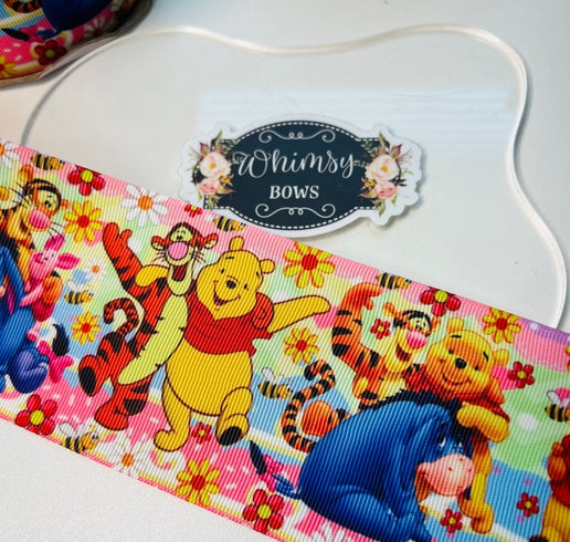 Pooh bear 3 inch ribbon