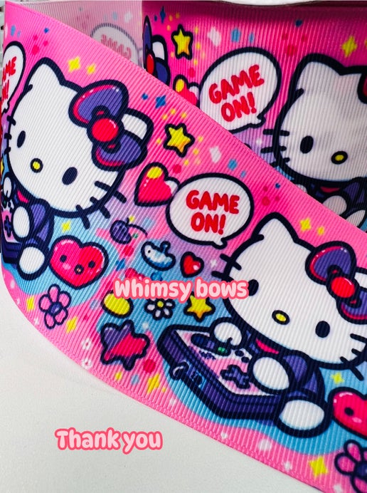 Hk video game 3 inch printed ribbon