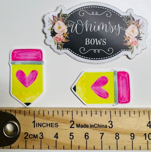 HEART PENCIL RESIN SMALL