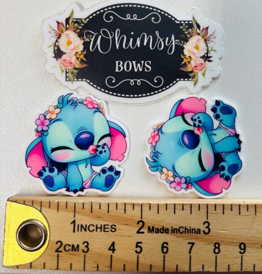 Whimsy Ribbon Blue STITCH RESIN SMALL – Whimsy Ribbons and Bows