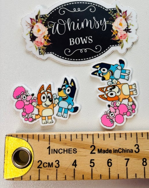 BLUEY and friends small resin