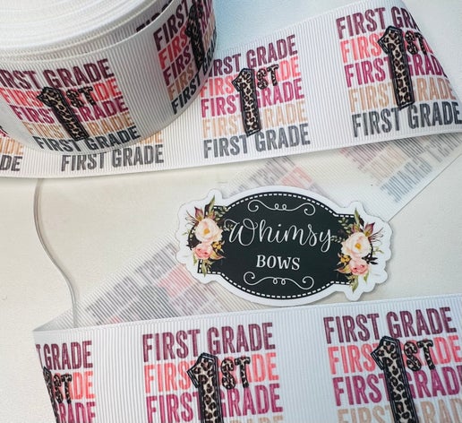 2 INCH PRINTED 1ST GRADE RIBBON -SALE