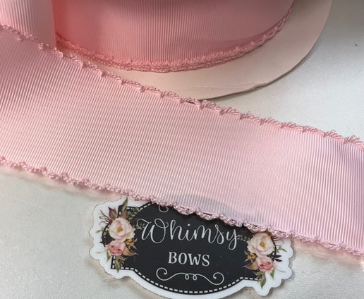 2 INCH LIGHT PINK MOONSTITCH W LIGHT PINK MOONSTITCH STITCHING