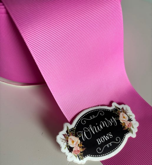 ROSE BLOOM  3 INCH solid grosgrain ribbon - 5 yard roll