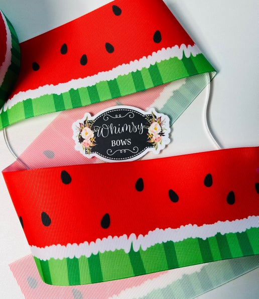 Watermelon print 3 inch