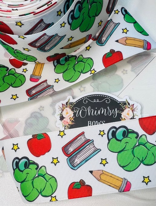 2 INCH WORM W BOOKS. SALE