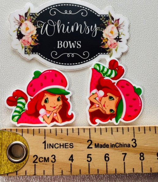 STRAWBERRY SHORTCAKE small resin