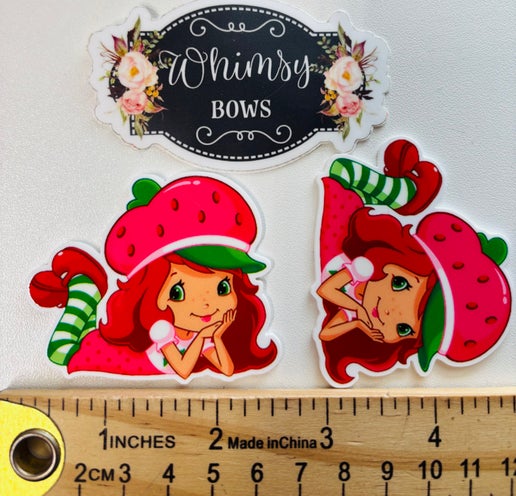 Strawberry shortcake large resin